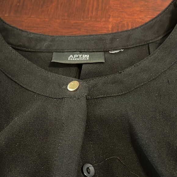 Apt.9 women’s black blouse size Xl - Picture 5 of 5